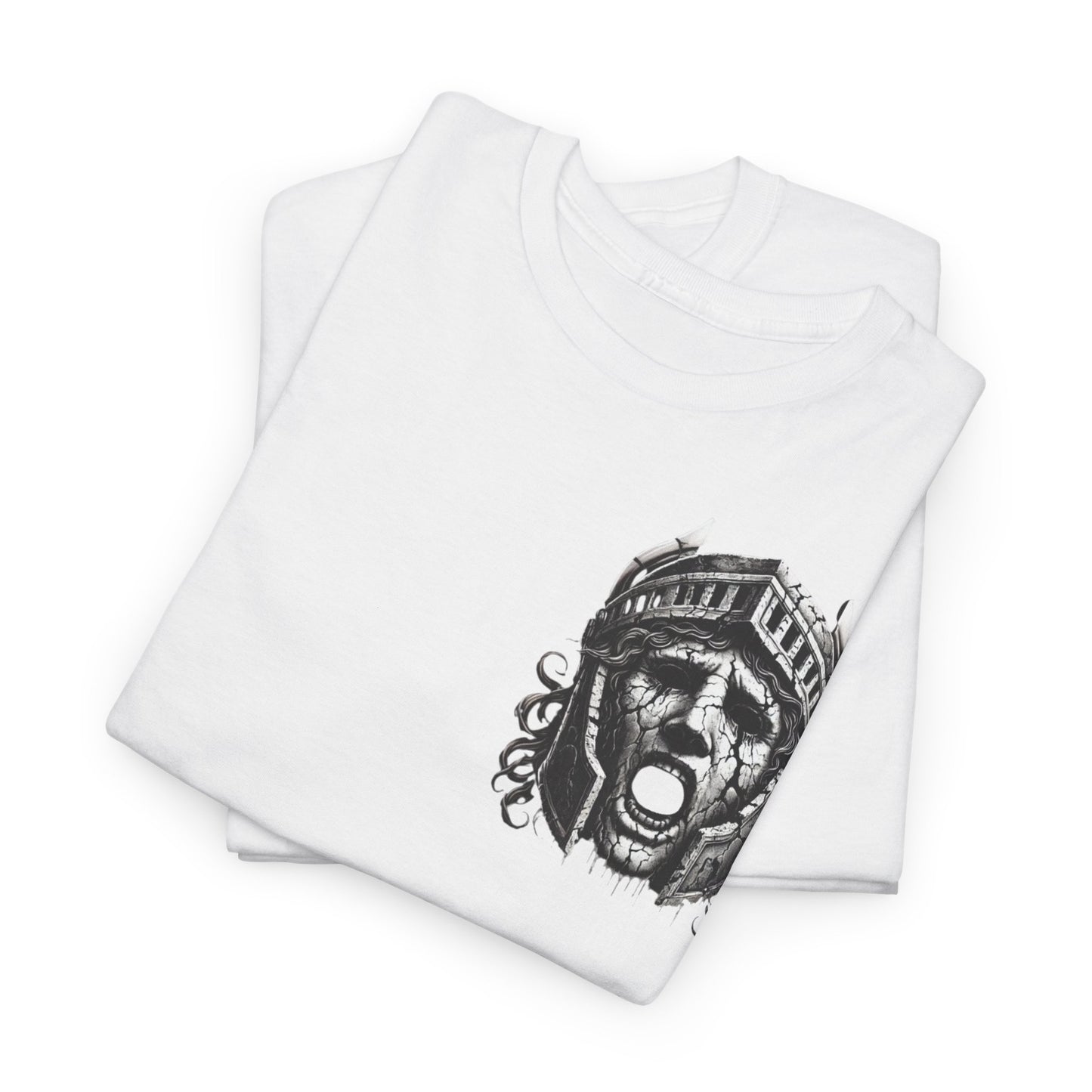 🌀 Camiseta Medusa & El Guerrero Maldito 🏛️