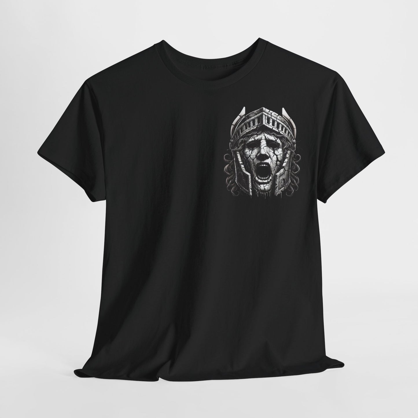 🌀 Camiseta Medusa & El Guerrero Maldito 🏛️