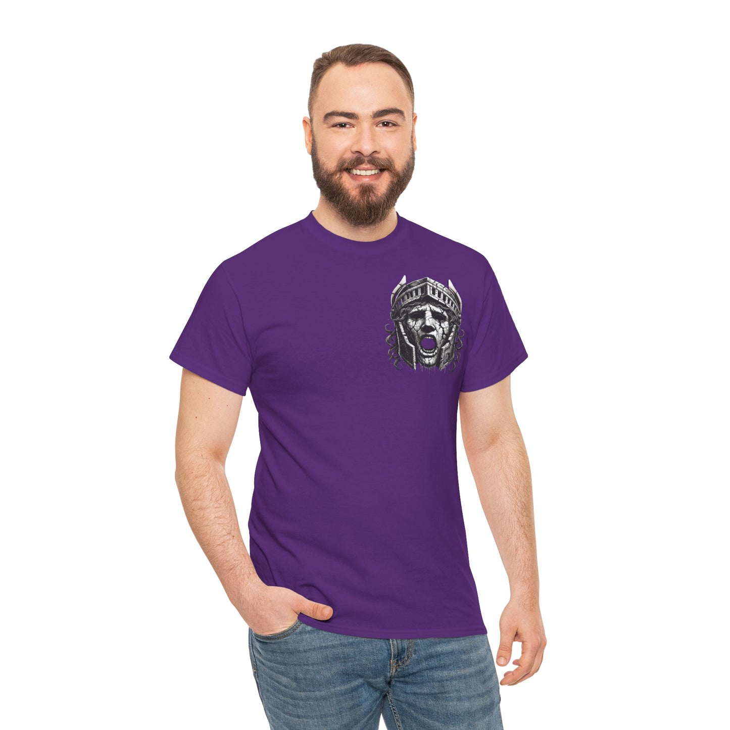 🌀 Camiseta Medusa & El Guerrero Maldito 🏛️