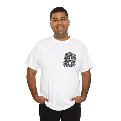 🌀 Camiseta Medusa & El Guerrero Maldito 🏛️