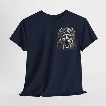 🌀 Camiseta Medusa & El Guerrero Maldito 🏛️