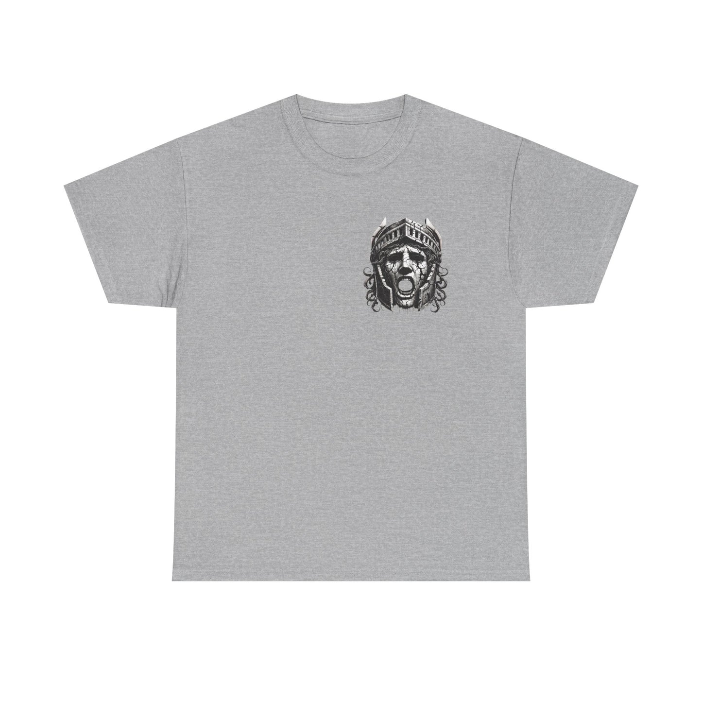 🌀 Camiseta Medusa & El Guerrero Maldito 🏛️