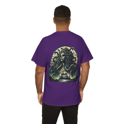 🌀 Camiseta Medusa & El Guerrero Maldito 🏛️