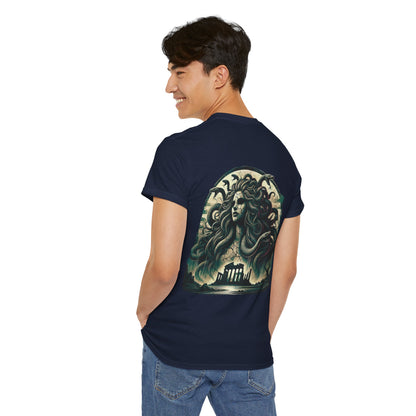 🌀 Camiseta Medusa & El Guerrero Maldito 🏛️