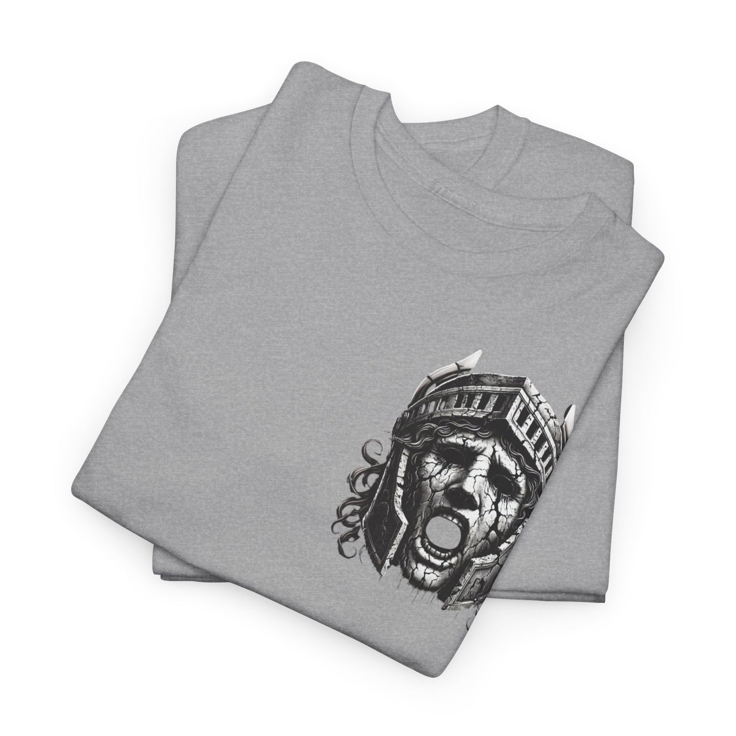 🌀 Camiseta Medusa & El Guerrero Maldito 🏛️