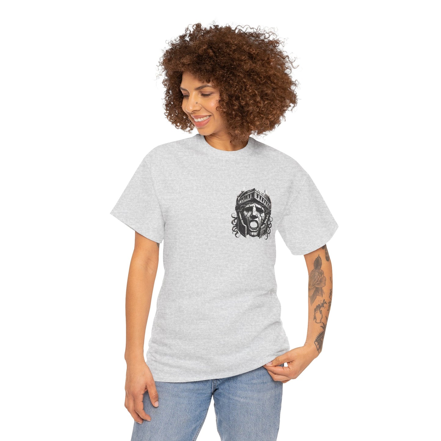 🌀 Camiseta Medusa & El Guerrero Maldito 🏛️