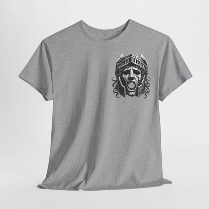 🌀 Camiseta Medusa & El Guerrero Maldito 🏛️