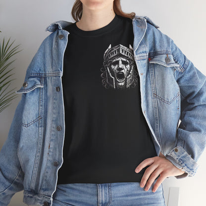 🌀 Camiseta Medusa & El Guerrero Maldito 🏛️