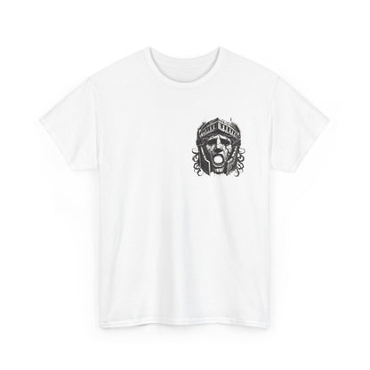 🌀 Camiseta Medusa & El Guerrero Maldito 🏛️