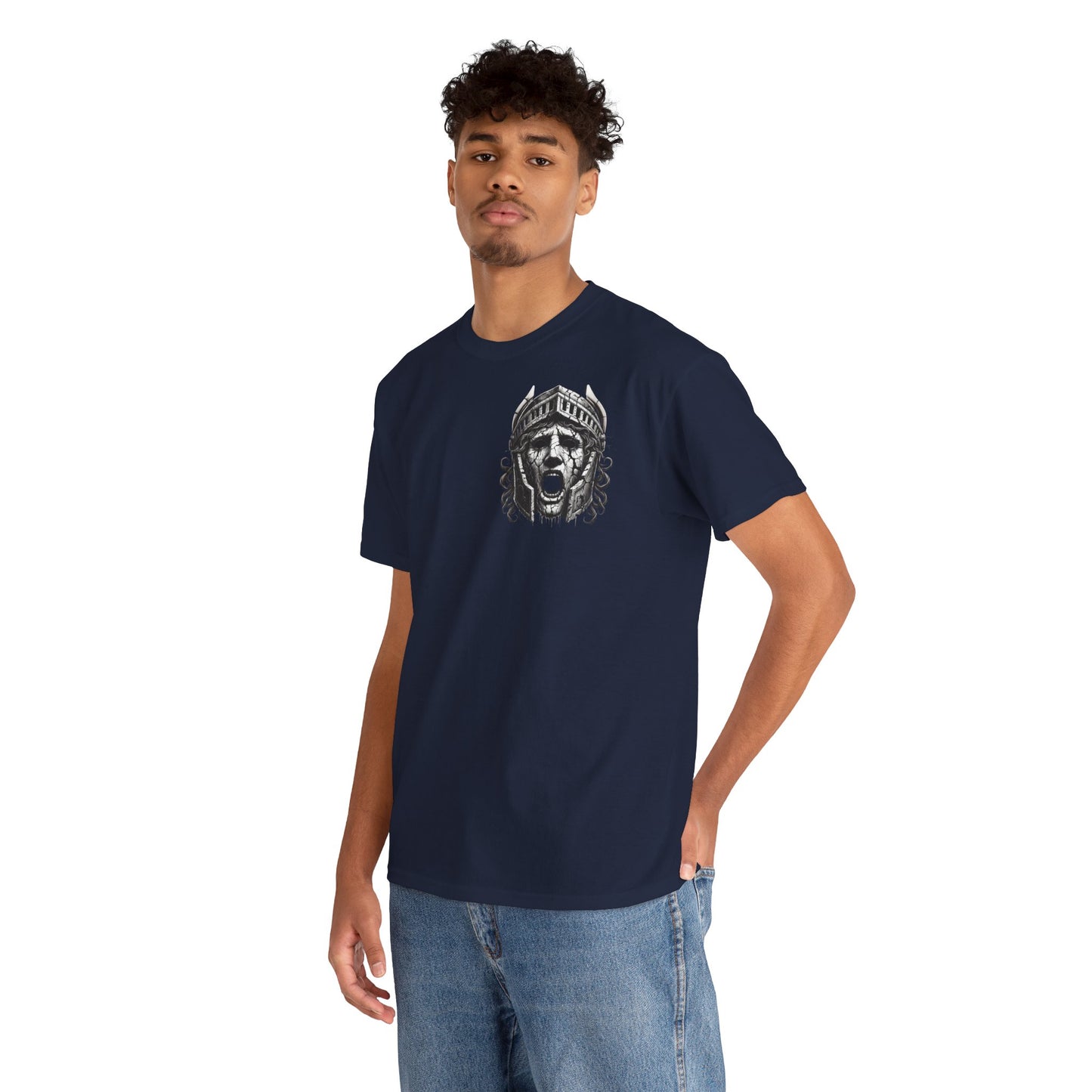 🌀 Camiseta Medusa & El Guerrero Maldito 🏛️