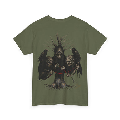 Camiseta hilos del Destino: La Mirada de las Nornas - Camiseta Crow's Valky