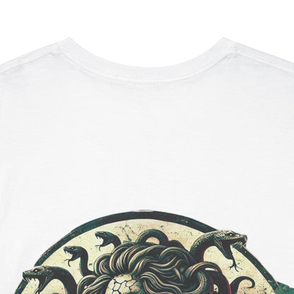 🌀 Camiseta Medusa & El Guerrero Maldito 🏛️