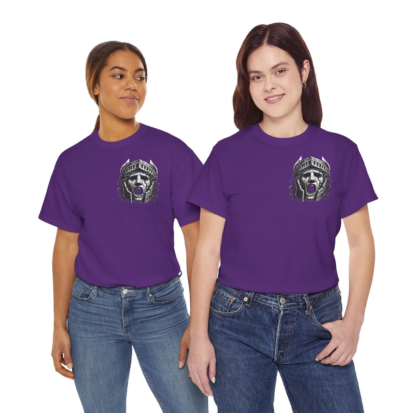 🌀 Camiseta Medusa & El Guerrero Maldito 🏛️