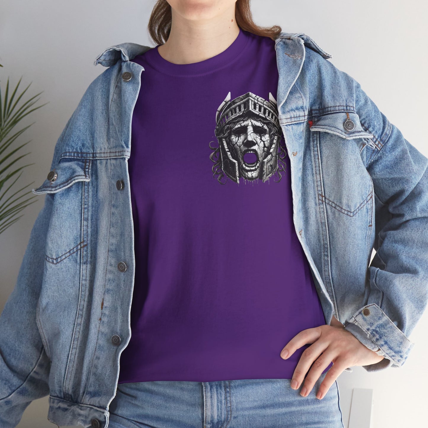 🌀 Camiseta Medusa & El Guerrero Maldito 🏛️