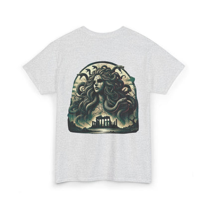 🌀 Camiseta Medusa & El Guerrero Maldito 🏛️