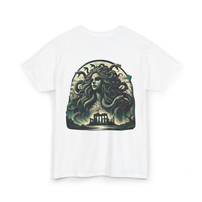 🌀 Camiseta Medusa & El Guerrero Maldito 🏛️