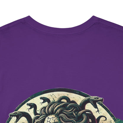 🌀 Camiseta Medusa & El Guerrero Maldito 🏛️