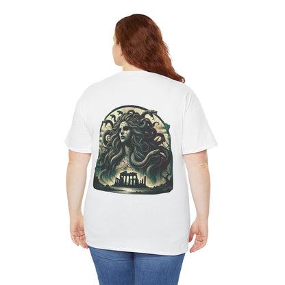 🌀 Camiseta Medusa & El Guerrero Maldito 🏛️