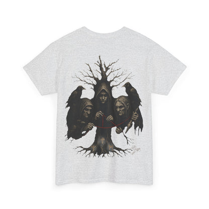 Camiseta hilos del Destino: La Mirada de las Nornas - Camiseta Crow's Valky