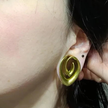 Expansor Espiral de Acero – Diseño Gótico & Elegante