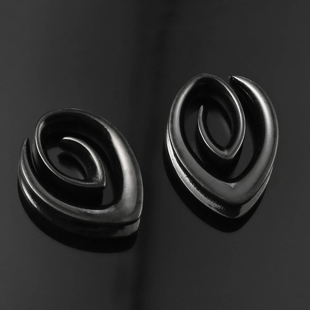 Expansor Espiral de Acero – Diseño Gótico & Elegante